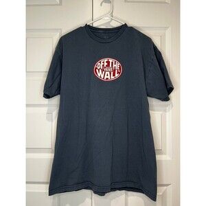 Vans Off The Wall Classic T-Shirt Unisex Large L Blue